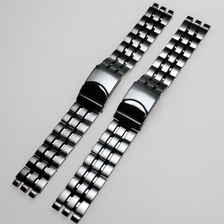 Dây Đeo Đồng Hồ Bằng Thép Không Gỉ 19mm 21mm Màu Đen Bạc Cho Swatch YVS451 YVS435 YCS443G