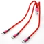 MOON 3 trong 1 USB 2 0 USB-A Nam đến 3 Cáp sạc Micro USB 20cm 120cm cho ba thiết bị sạc đồng thời