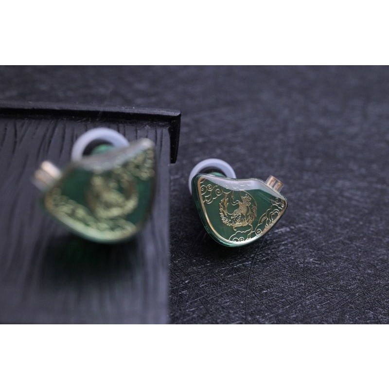 Tai Nghe IEM 0.78 2pin Tangzu Wan er 10mm Màu Xanh Ngọc Bích