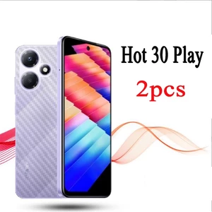 2 Miếng Dán Họa Tiết Carbon Cho Infinix Hot 30Play 30i 20i 12 Pro 12i 12 Chơi NFC 11 11S NFC 10T 10S 10i 10 10 Lite 10 11Play Note 11 12 Pro G88 G96