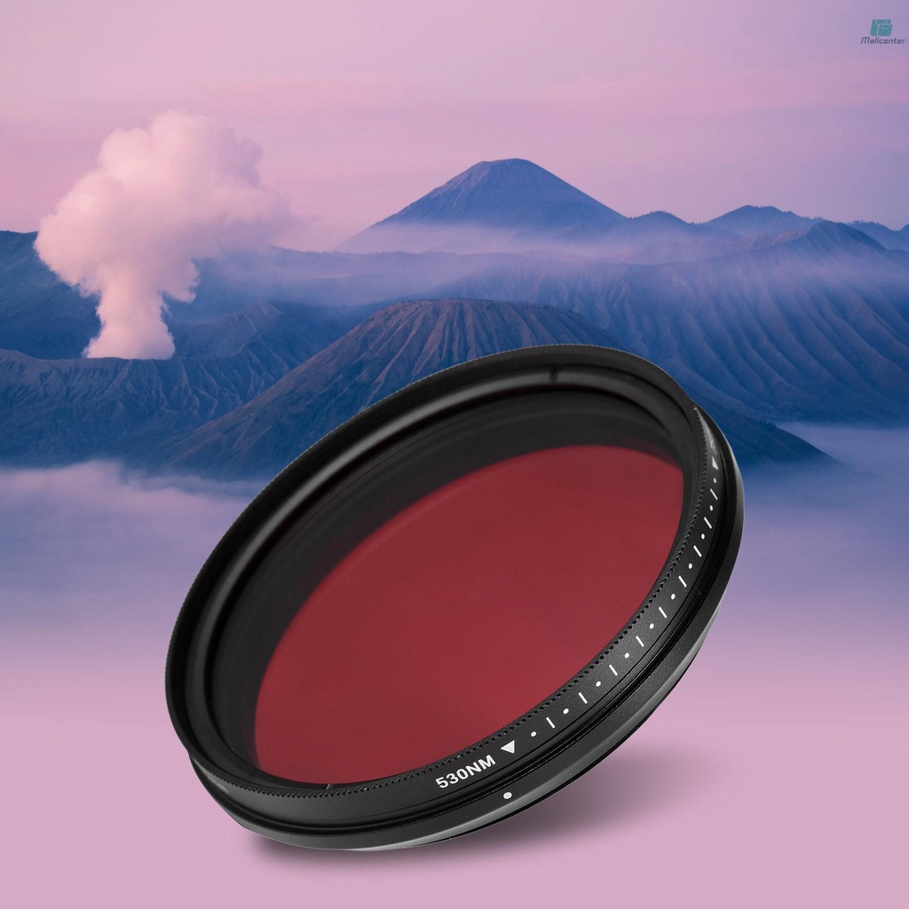 Filtre Infrarouge Variable Fotga 72mm 6-en-1 - Réglable 530nm à 750nm Pour Effets Créatifs Et Photos Uniques