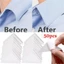 BORAGETE 50 Miếng đệm cố định cổ áo, Máy định hình cổ đứng chống lật vô hình, Trang chủ PVC Áo sơ mi tự dính Cổ áo hỗ trợ nam giới