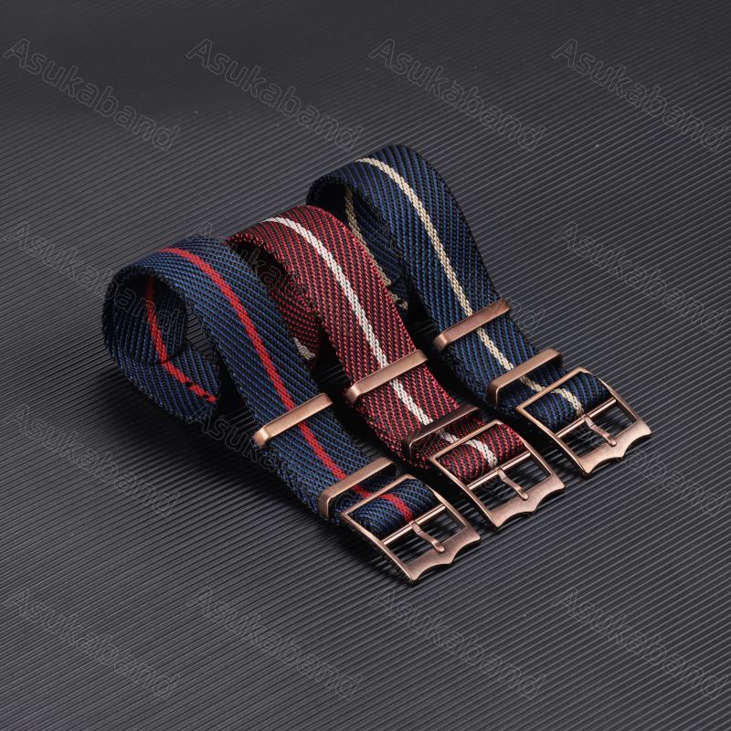 Dây Đeo Đồng Hồ Bằng Nylon Phong Cách Quân Đội NATO ZULU Màu Đen Kích Thước 20mm 22mm