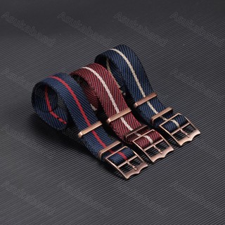 Dây đeo đồng hồ vải nylon cổ điển 20/22mm, kiểu NATO/ZULU, vòng tay unisex cho nam nữ