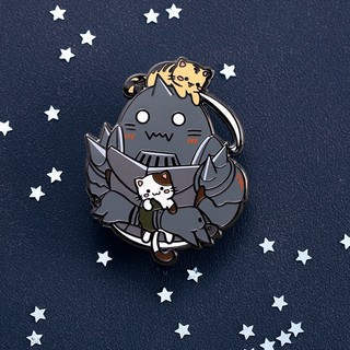 Huy Hiệu Kim Loại Tráng Men Nhân Vật Hoạt Hình Fullmetal Alchemist Làm Quà Tặng Cho Bạn Bè
