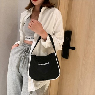 Túi xách ALLGIFT, Túi đeo vai nhỏ dung tích lớn bằng Nylon, ly hợp cổ điển dành cho nữ