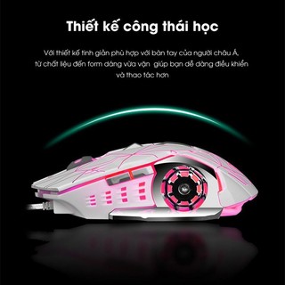 Chuột máy tính Gaming có dây X7 - Led RGB, 6 nút bấm DPI Khủng 3200 Chơi Game Làm Việc Văn Phòng Cực Tiện Dụng
