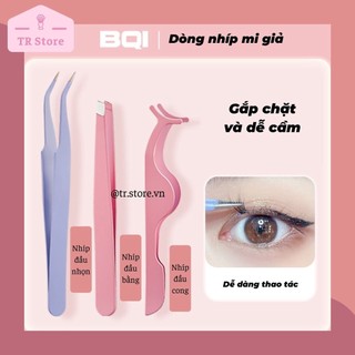 Nhíp gắp mi chuyên dụng BQI nhiều loại đầu cao cấp