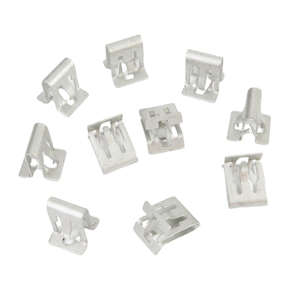 Set 10 Kẹp Phụ Kiện Thay Thế Bằng Kim Loại Cho Xe Hơi