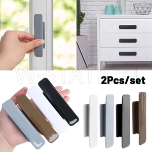 Tay Nắm Cửa Dạng Trượt Hình Chữ Nhật Tự Dính Đa Năng Cho Nhà Bếp