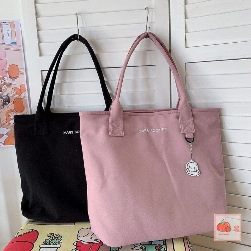 Túi Xách Vải canvas Thời Trang Phong Cách Hàn Quốc Cho Nữ Thời trang nữ Single Shoulder Bag  Túi vải  Túi vải sinh viên  Túi vai đơn thời trang  Túi vải vai đơn  Túi Tot