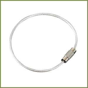 Nhẫn chìa khóa đầy màu sắc móc khóa bằng thép không gỉ dụng cụ ngoài trời dây chìa khóa nhẫn cho cắm trại ngoài trời kouvn