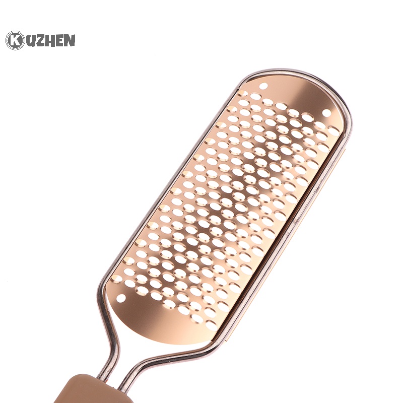 Kuzhen dụng cụ tẩy da chết, loại bỏ vết chai chân 304 không gỉ, máy cạo vôi móng chân mềm mịn cho bàn chân tại nhà