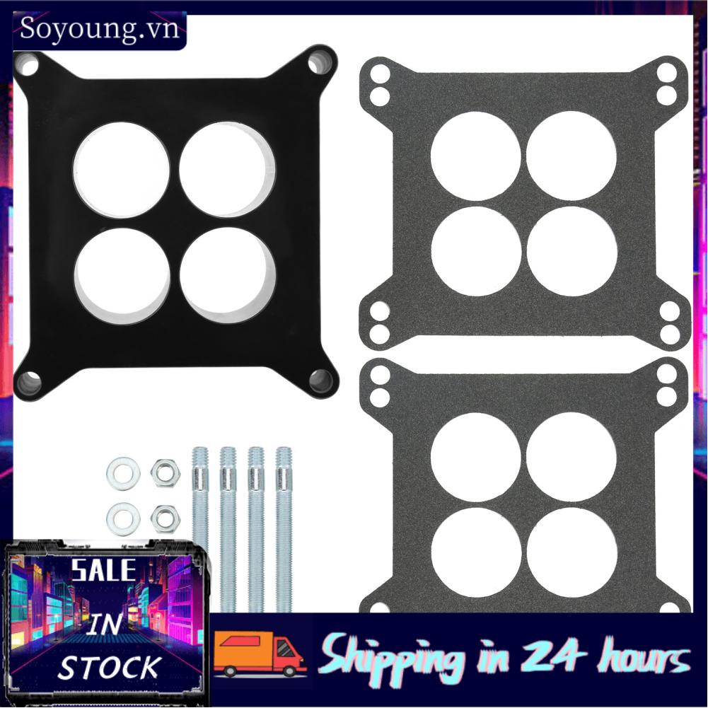 Soyoung Carburetor Spacer Square Bore Carb 2in Phenolic Plastic