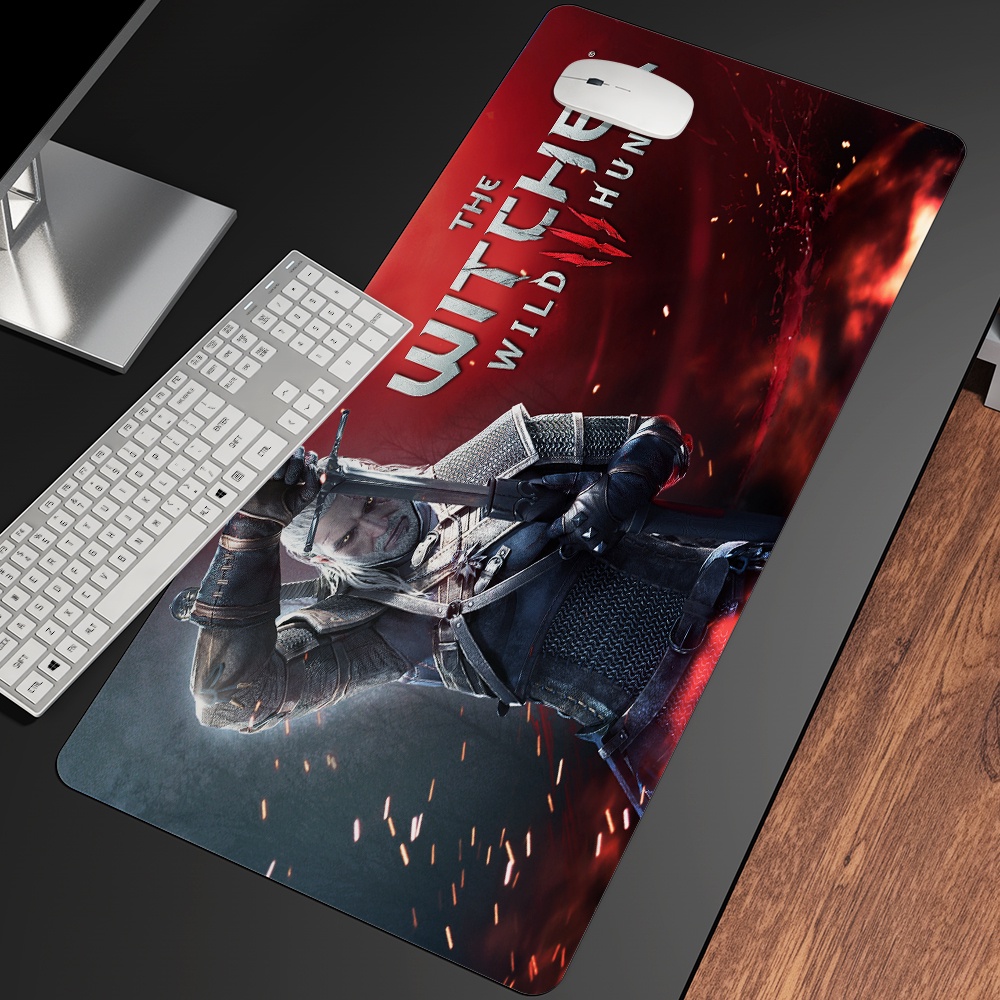 Miếng Lót Chuột Máy Tính Dễ Thương Kawaii Phụ Kiện Chơi Game Thảm gabinete Game Thủ PC Anime The Witchers Bàn Thảm Lớn LOL Mousepad
