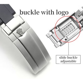 Dây Đeo Đồng Hồ Bằng Silicon TPU Chất Lượng Cao Cho Rolex GMT Daytona Submariner