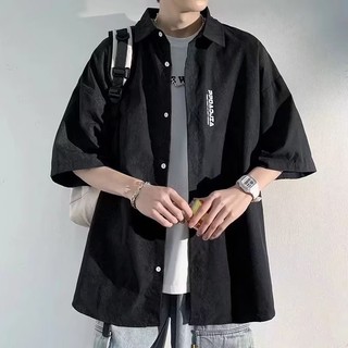 Áo Sơ Mi ESEA 2023 Tay Ngắn Đơn Giản Thời Trang Thường Ngày Cho Nam Và Nữ