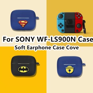 【 imamura 】 Dành Cho Ốp Lưng SONY WF-LS900N Phim Hoạt Hình Sáng Tạo Cá Mập Cho Sony LinkBuds S Vỏ Tai Nghe Mềm