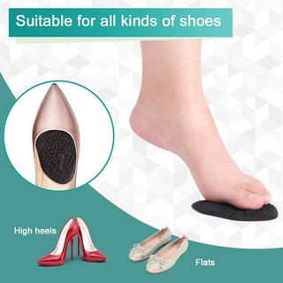 Miếng Lót Giày Cao Gót Giảm Đau Nửa Bàn Chân Bằng Silicon Gel Mềm Dành Cho Bạn Nữ Mang Giày Cao Gót