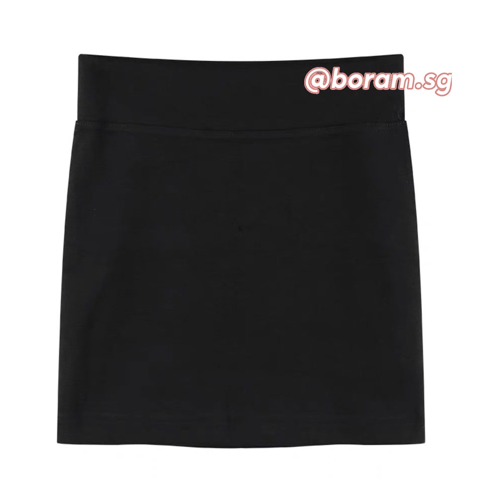 Chân váy body trơn tôn dáng, chân váy cạp cao dày dặn BORAM SG