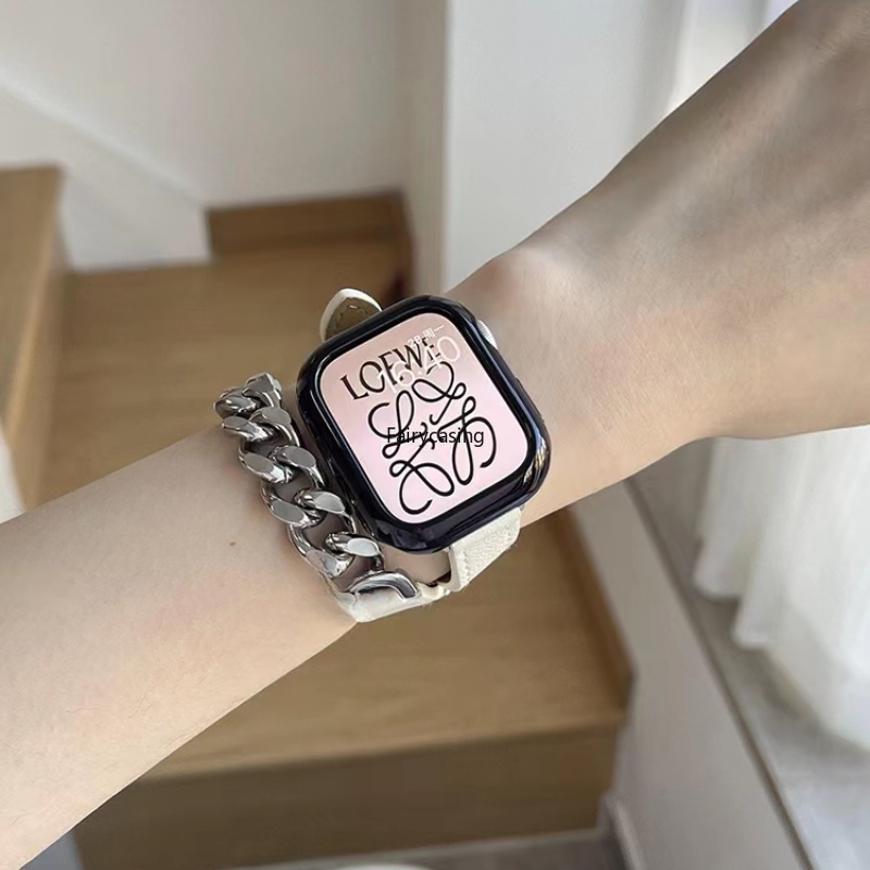 Dây Đồng Hồ Bằng Thép Không Gỉ Thời Trang Dành Cho Apple Watch 49mm 38mm 40mm 41mm 42mm 44mm 45mm 8 7 6 SE 5 4 3 2 1