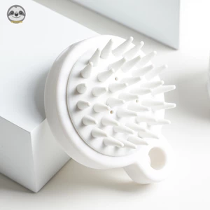 Lược Mát Xa Da Đầu / Bàn Chải Gội Đầu mini / Bàn Chải Tắm / Dầu Gội Đầu Bằng Silicon Phong Cách muji Nhật Bản