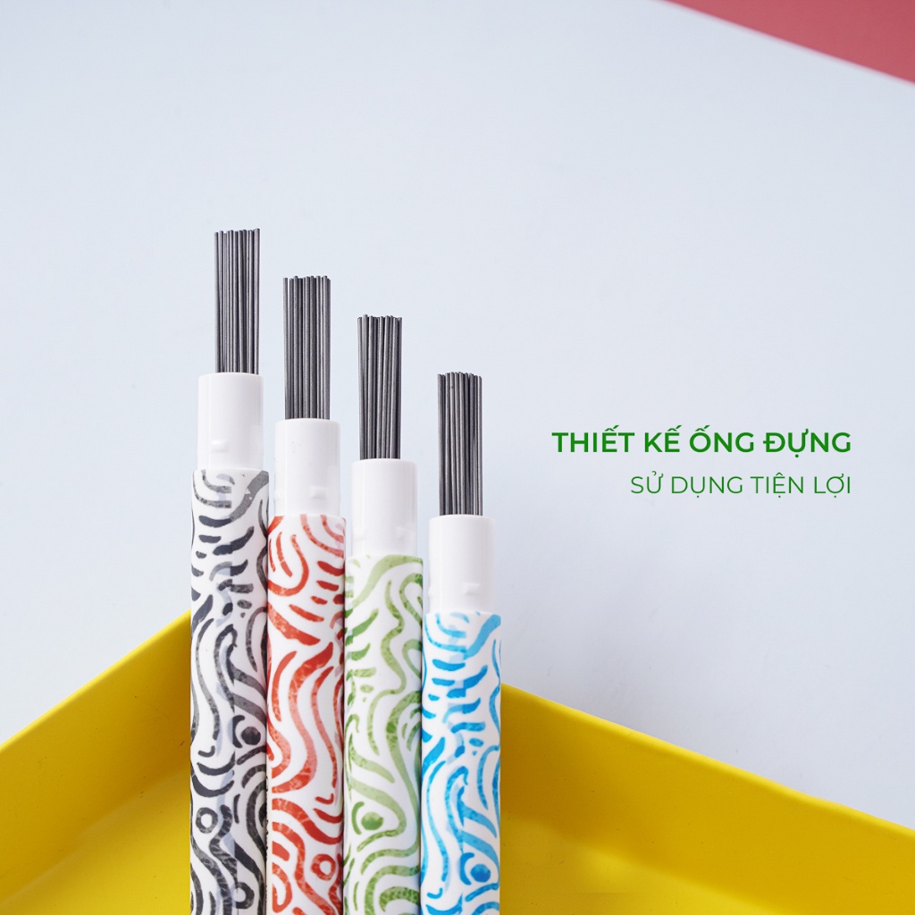 Ngòi Bút Chì Kim 0.5mm Nguyên Liệu Cao Cấp, Nét Chì Mềm Mại, Trơn Tru, Thay Thế Được Cho Các Loại Chì Bấm PL19-ME