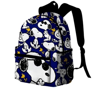 Ba Lô Snoopy In Hoàn Toàn Ba Lô Dung Tích Lớn Dây Đeo Vai Rộng Giảm Căng Thẳng Ba Lô Túi Máy Tính Quà Tặng Sinh Nhật