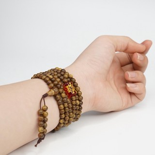 Vòng Tay Trầm Hương 216 Hạt mix Omani - Vòng trầm tốc vườn mùi thơm dịu nhẹ - Trầm Hương Yên Lộc