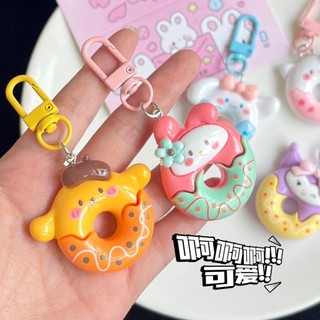 MEOWU Móc Khóa Donut Mini Dễ Thương Sanrio Kuromi Cinnamoroll