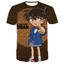 YB1 Thám Tử Lừng Danh Conan Áo Anime Unisex Tee Cosplay Kaito Kiddo 3D Áo Sơ Mi Tay Ngắn Hàng Đầu Thường Ngày Plus Kích Thước BY1