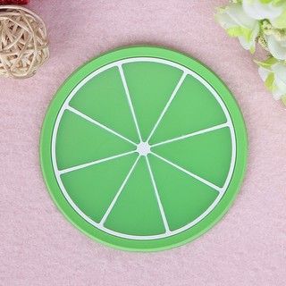 Miếng Lót Ly Trái Cây Bằng Silicon Đế Lót Ly Cách Nhiệt Chống Trượt Miếng Lót Cốc Uống Nước Nhiều Màu Độc Đáo SUNNY DAY