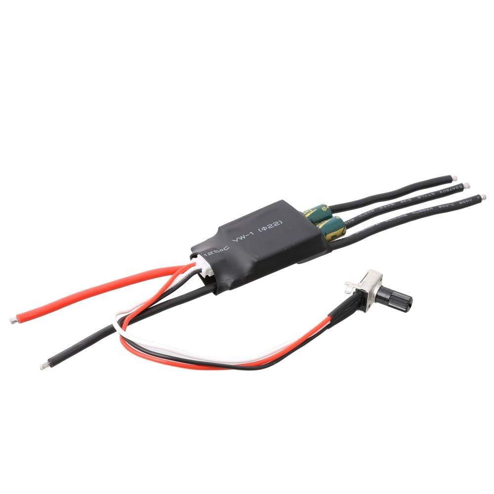 Trình điều khiển động cơ không chổi than MONOSTYLE, DC 7-24V 200W BLDC Hallless DC Motor Drive Board, Bộ điều khiển BLDC 3 pha tốc độ cao ESC Power Tool