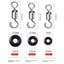 ESSENCEH 100 / 400 Miếng đệm kín, Bộ thước đo chỉ báo Vòng chữ O, Giun nóng Wacky Rig Bộ dụng cụ câu cá cắn cá