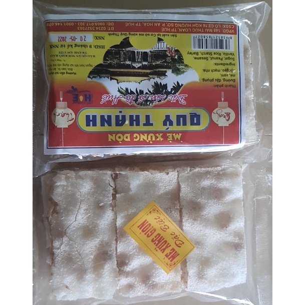 Mè Xửng Giòn Quý Thạnh 160g - Đặc Sản Huế