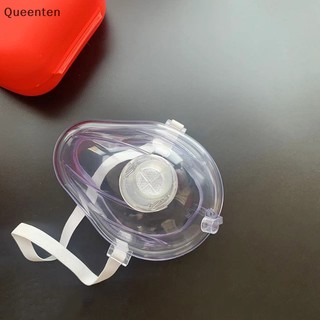 Queenten 1pc hô hấp nhân tạo mặt nạ van thở one-way mặt nạ thở cpr qt