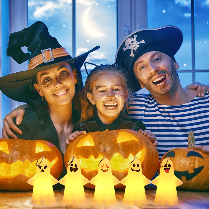 Halloween ánh sáng ngoài trời bữa tiệc ma ăn mặc đạo cụ kinh dị trang trí quán bar tại nhà