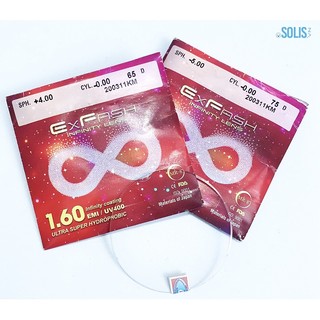 Tròng kính Exfash Hàn Quốc 1.6 - Độ cao - Chống trầy, chói, UV & bám hơi nước