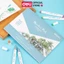 Giấy vẽ màu marker chuyên dụng Deli - 30 tờ 110gsm - Giấy cao cấp, dày, dễ chồng màu, tản màu
