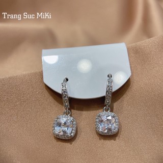 Bông tai dáng chốt tròn dáng thả