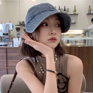 Nón Tai Bèo Vải Denim Vành Rộng Dây Rút Chống Nắng Có Thể Điều Chỉnh Thời Trang Mùa Hè Cho Nam Và Nữ