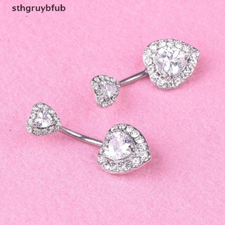 Khuyên RốN HìNh Tim ĐíNh Đá Xinh XắN