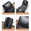 FUHUIOT Thắt Lưng Hộp Kính Nam Spectacle Case Da PU Treo Trên Thắt Lưng Người Trung Niên Và Người Cao Tuổi Túi Kính Mắt Kính Hộp Bảo Quản Gấp Kính Trường Hợp