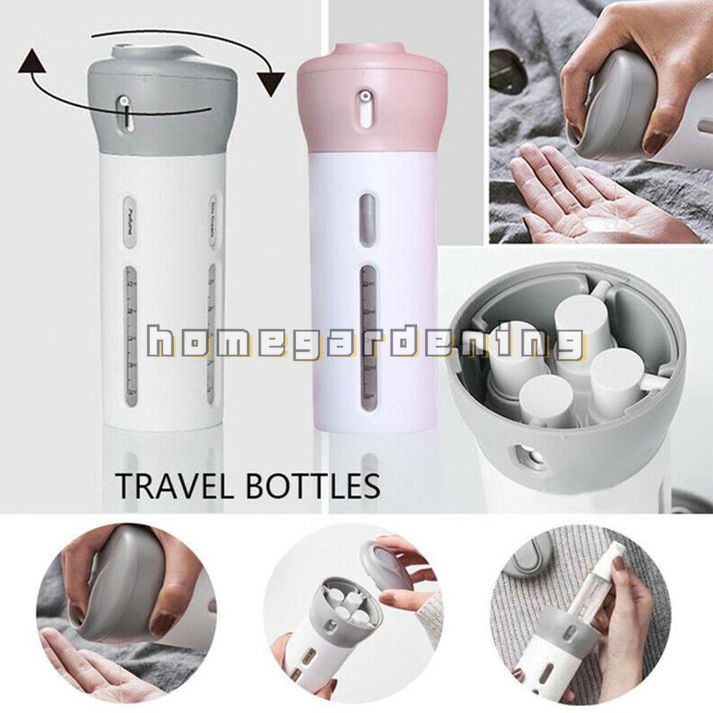 Bộ Chai Rỗng 4 Trong 1 Dùng Đựng Xà Phòng Chống Rò Rỉ Tiện Dụng Khi Đi ...