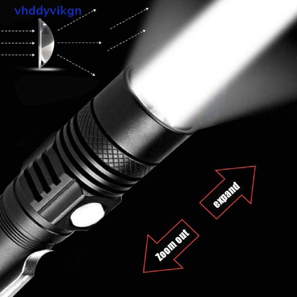 Đèn Pin Chống Thấm Nước Ánh Sáng Vnd Có Thể Sạc Lại Được