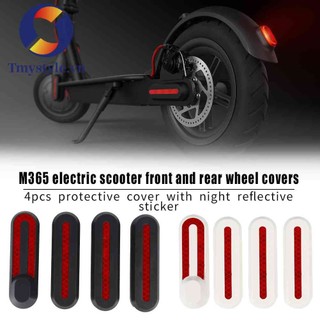 Bộ 4 Miếng Dán Phản Quang Bảo Vệ Bánh Xe Scooter Điện M365
