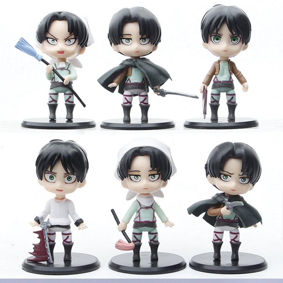 Mô Hình Figma Eren Yeager, Figma MIKASA ACKERMAN, Figma Levi Ackerman ...