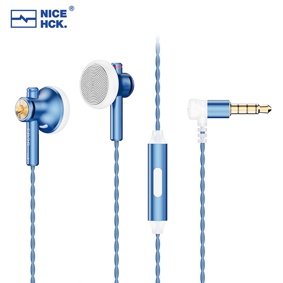 Tai Nghe NiceHCK EB2S PRO Có Dây Jack 3.5mm Kèm Mic 15.4mm Âm Thanh Sống Động