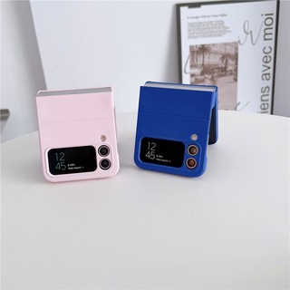 Ốp lưng Wave Sunken Ultrathin Samsung Flip 7 Z Flip 6 Vỏ màu trơn Z Flip 4 Flilp 3 Vỏ điện thoại Pc chống sốc