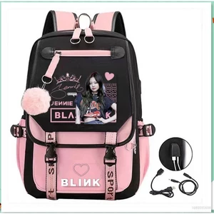 Ba Lô Cỡ Lớn Thoáng Khí In Họa Tiết Nhóm Nhạc BLACKPINK GT2 Thời Trang Cho Nam Và Nữ